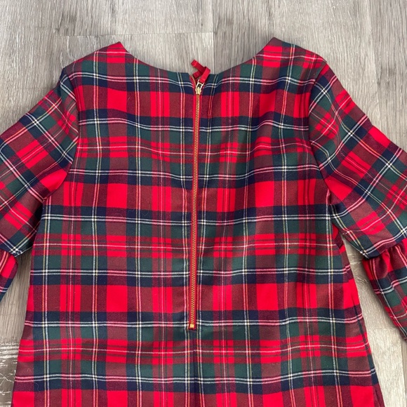 Vineyard Vines NWT Plaid Flutter Sleeve Holiday Christmas Dress - Picture 8 of 9